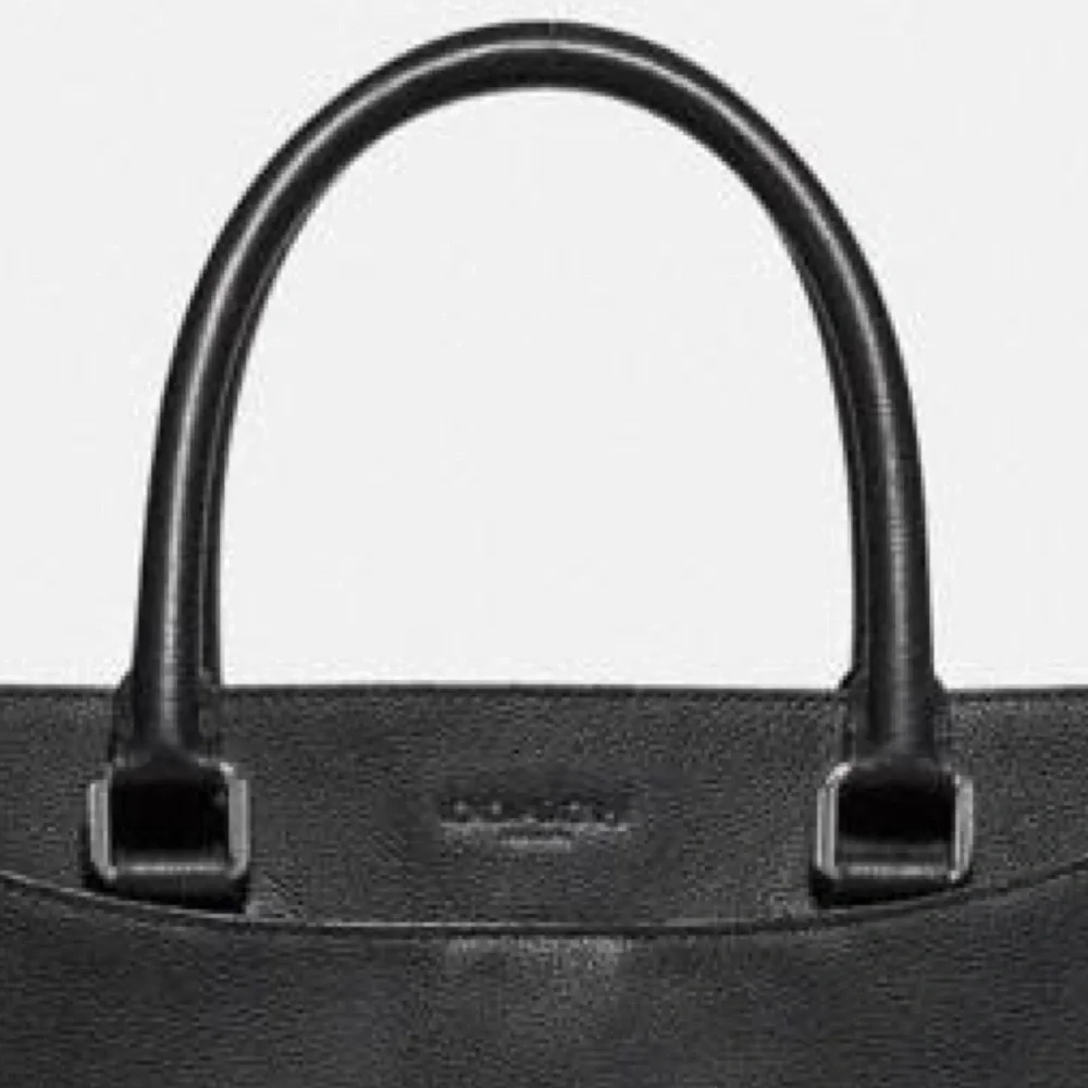NWT Coach Beckett Structured Briefcase Black w/ Laptop Pocket 🖤 Slight Indent